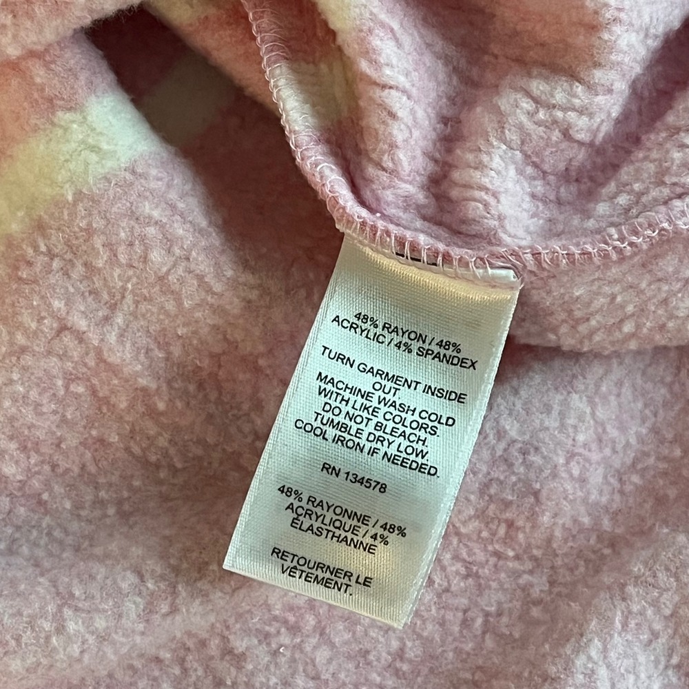 Vineyard Vines Womens Pink Striped Shep Shirt Quarter Zip Pullover Size M - Picture 5 of 8